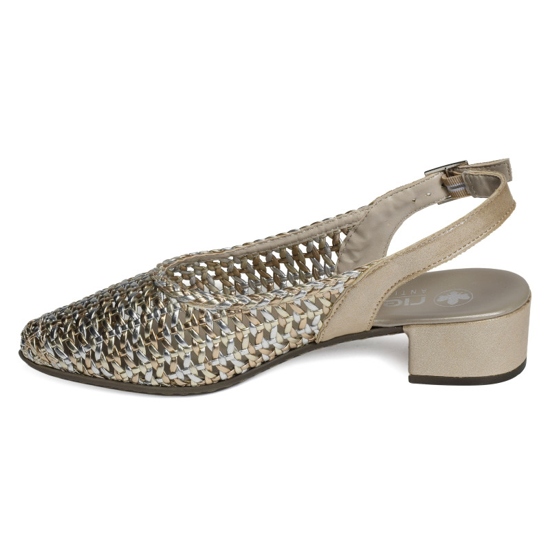 47078 Argent Or, Slingback Rieker
