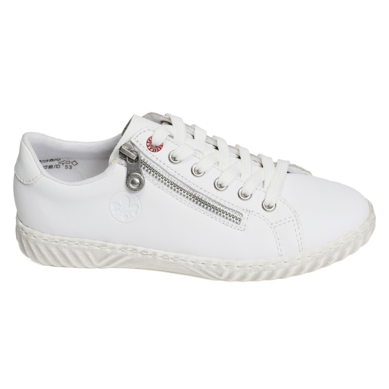 N0900 Blanc, Sneakers basses Rieker