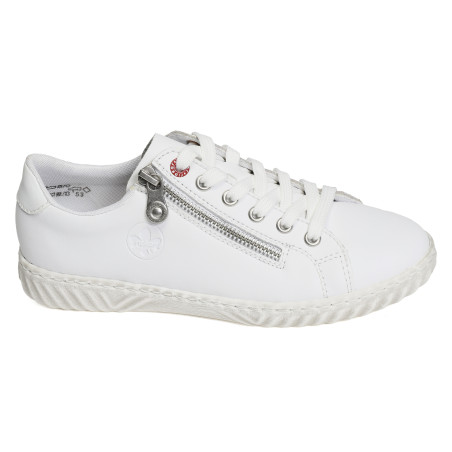 N0900 Blanc, Sneakers basses Rieker