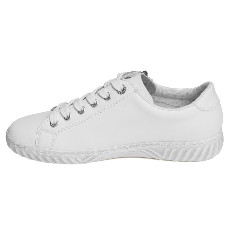 N0900 Blanc, Sneakers basses Rieker