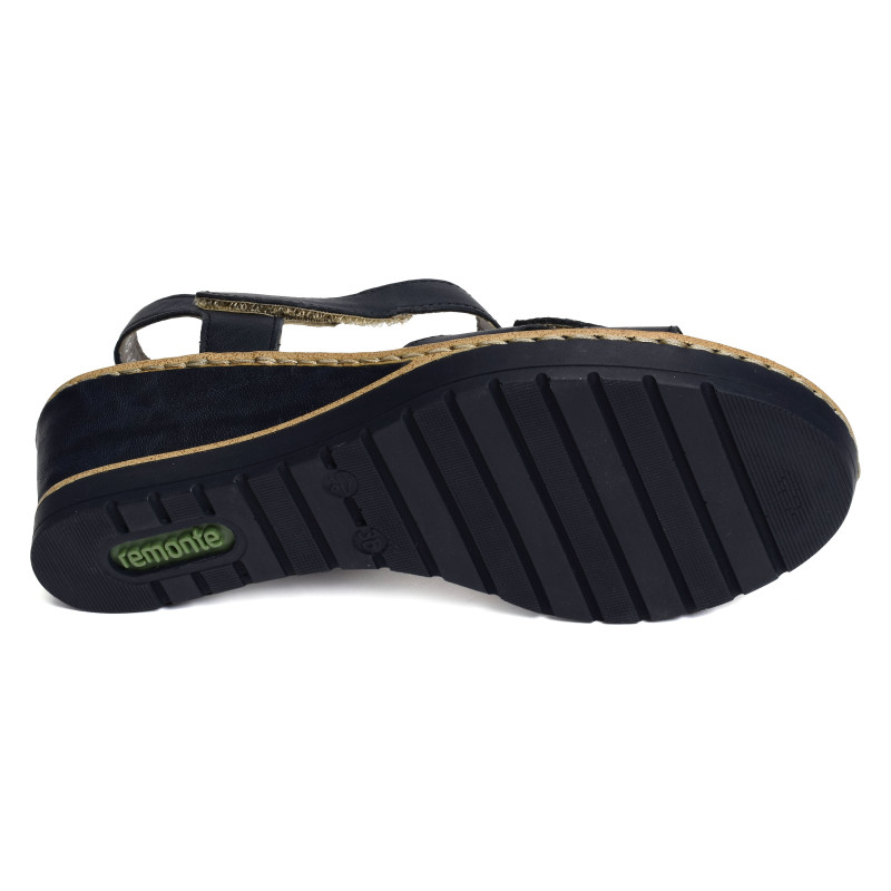 R6252 Marine, Sandales compensées Remonte