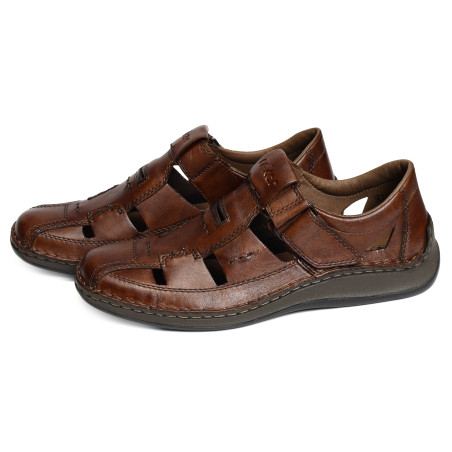 05284 Marron, Mocassins Rieker