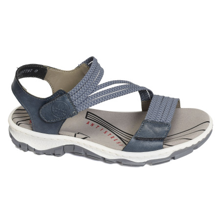 68871 Marine, Sandales plates Rieker