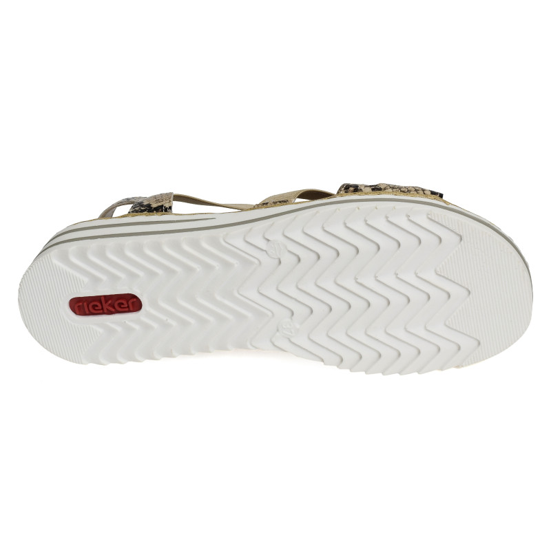 V0649 Python, Sandales compensées Rieker