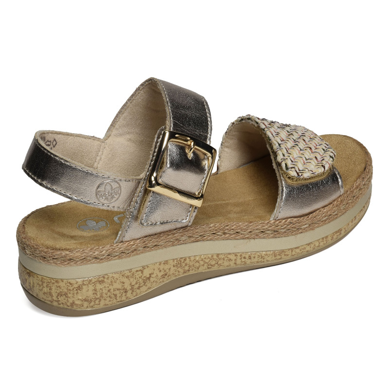 V0951 Platine, Sandales compensées Rieker