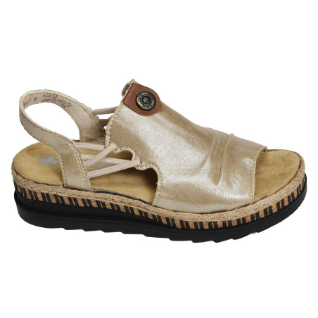 V7972 Platine, Sandales compensées Rieker