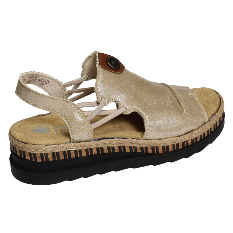 V7972 Platine, Sandales compensées Rieker