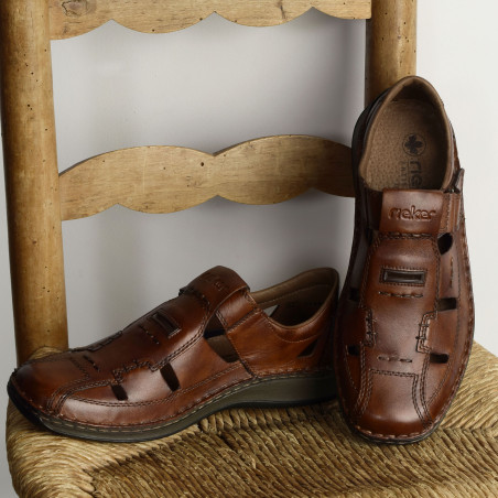 05284 Marron, Mocassins Rieker