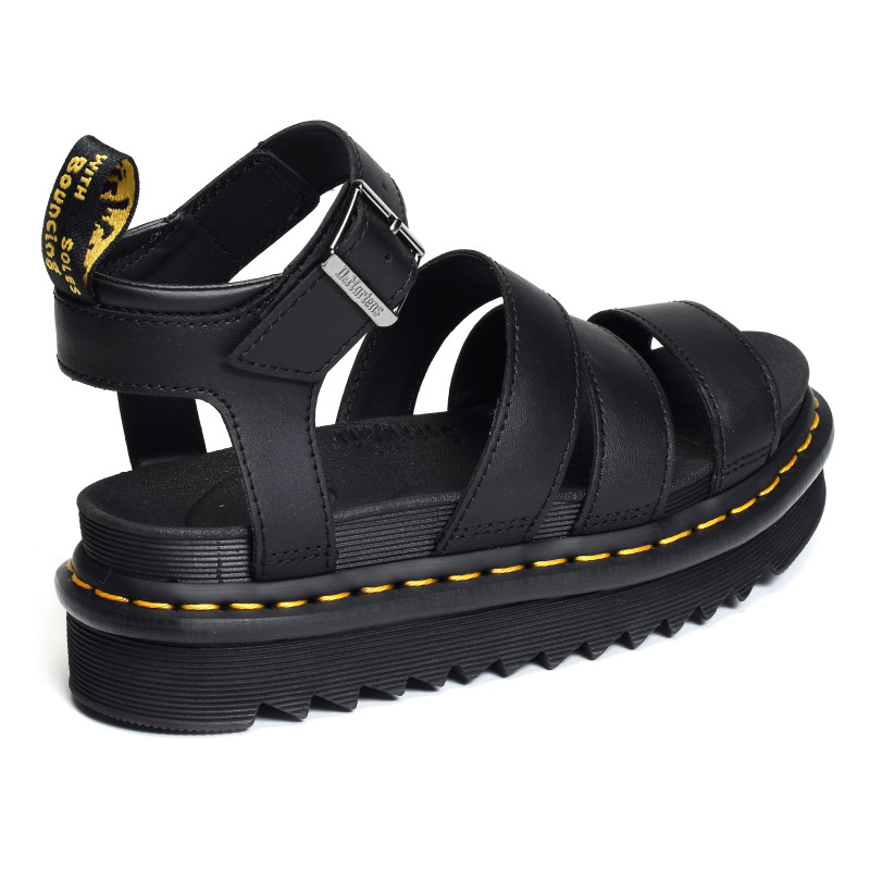 BLAIRE Noir, Nu-Pieds à plateforme Dr Martens