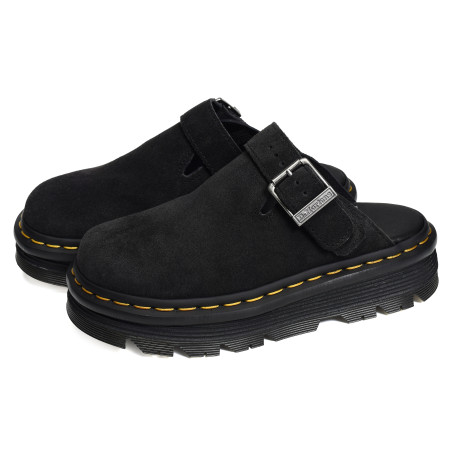 ZEBZAG MULE Noir, Sabots Dr Martens