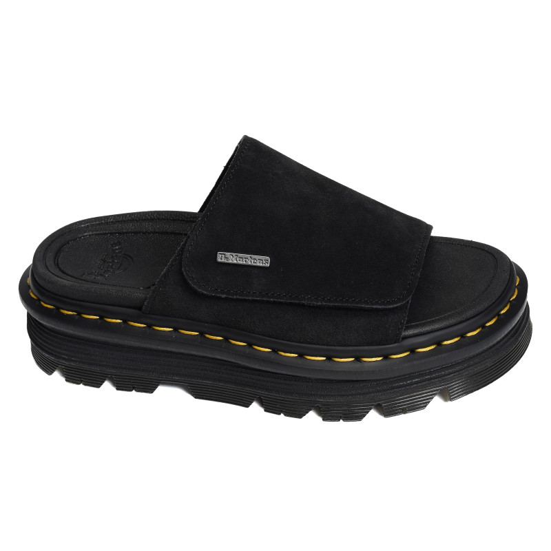 ZEBZAG SLIDE Noir, Mules Dr Martens