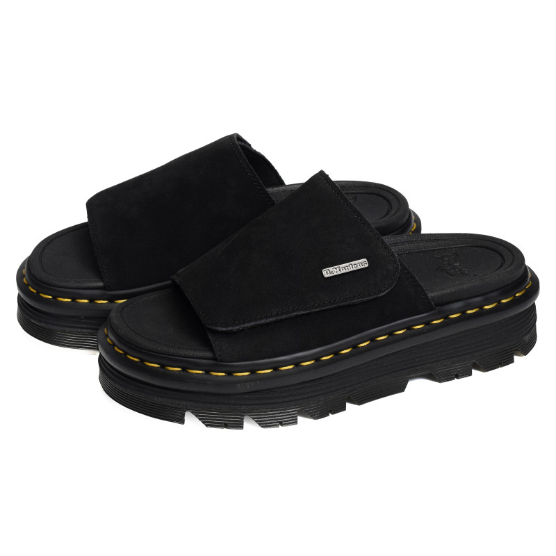 ZEBZAG SLIDE Noir, Mules Dr Martens