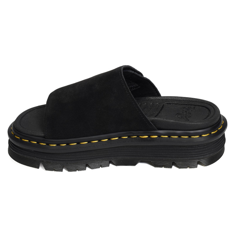 ZEBZAG SLIDE Noir, Mules Dr Martens