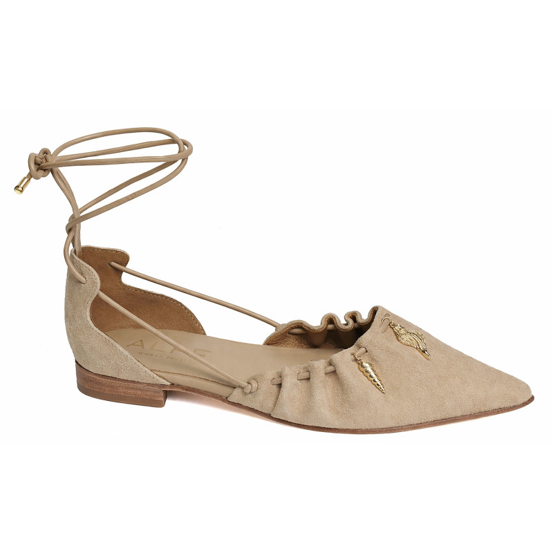 AUDREY 5521 Beige, Ballerines Alpe