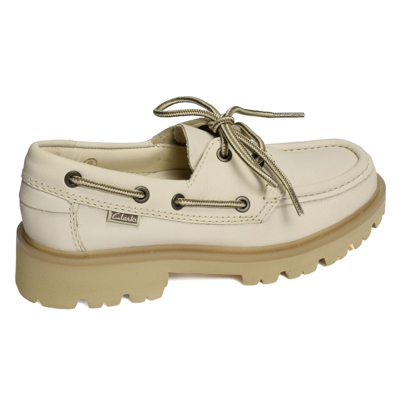 CLEYHILL BOAT W Ecru, Bateaux Clarks