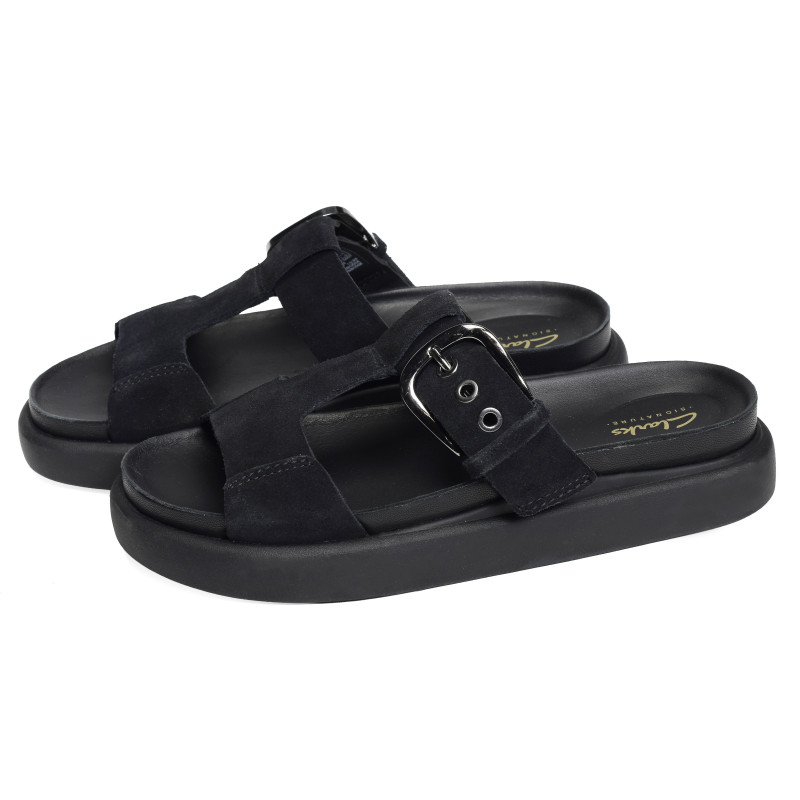 ARISTELLA WEST Noir, Mules Clarks