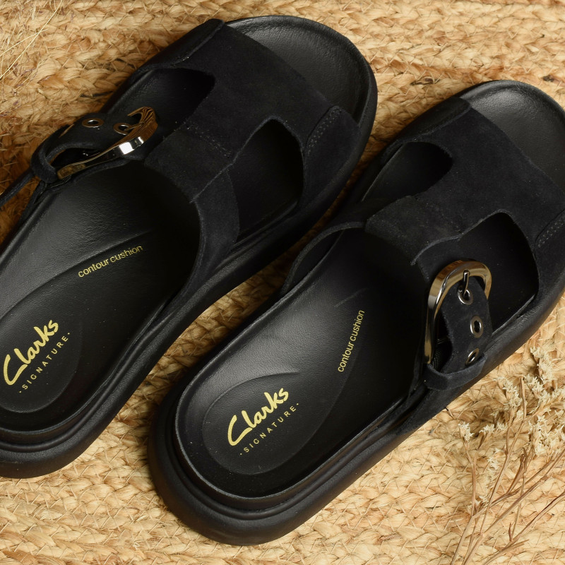 ARISTELLA WEST Noir, Mules Clarks