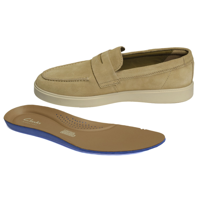 LOCKFORD EASY Sand, Mocassins Clarks