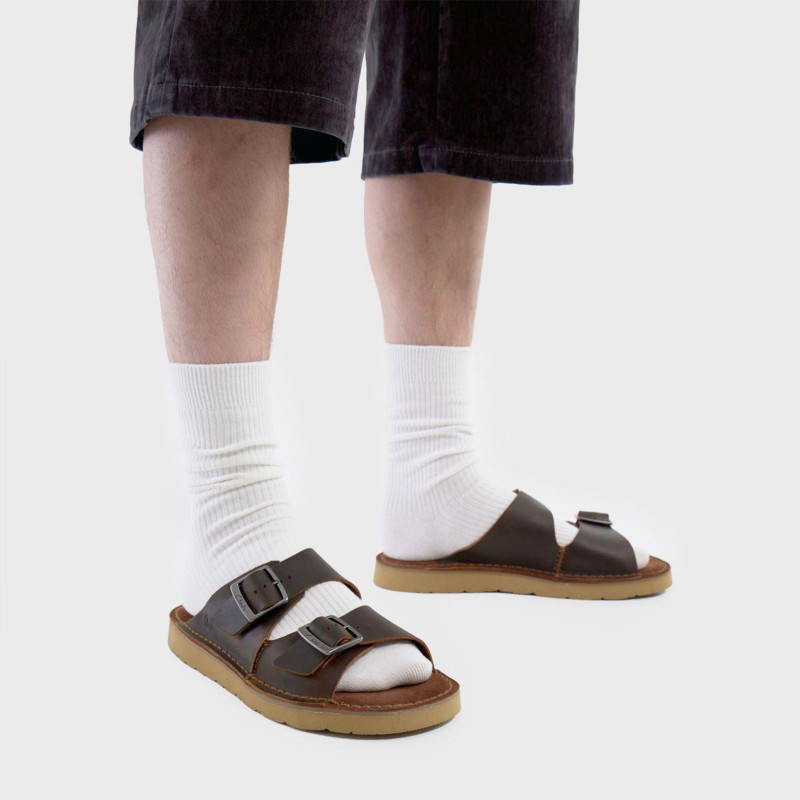 SOLSBURY STRAP Marron, Mules Clarks