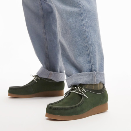 WALLABEE EVO Vert, Richelieus Clarks