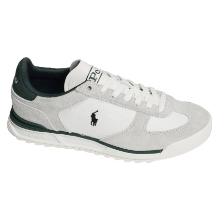 VARICK PP Blanc Vert, Baskets running Polo Ralph Lauren