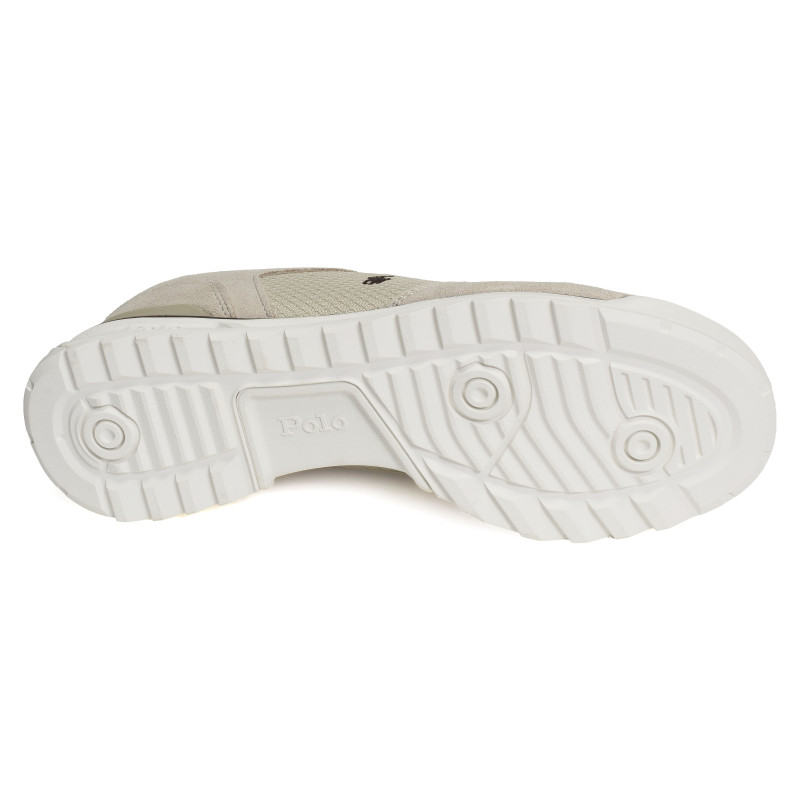 VARICK PP Beige Marron, Baskets running Polo Ralph Lauren