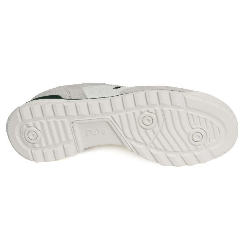 VARICK PP Blanc Vert, Baskets running Polo Ralph Lauren