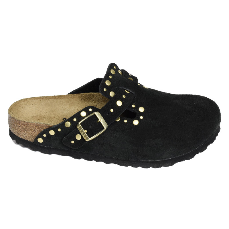 BOSTON RIVET Noir, Sabots Birkenstock