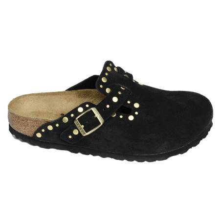 BOSTON RIVET Noir, Sabots Birkenstock