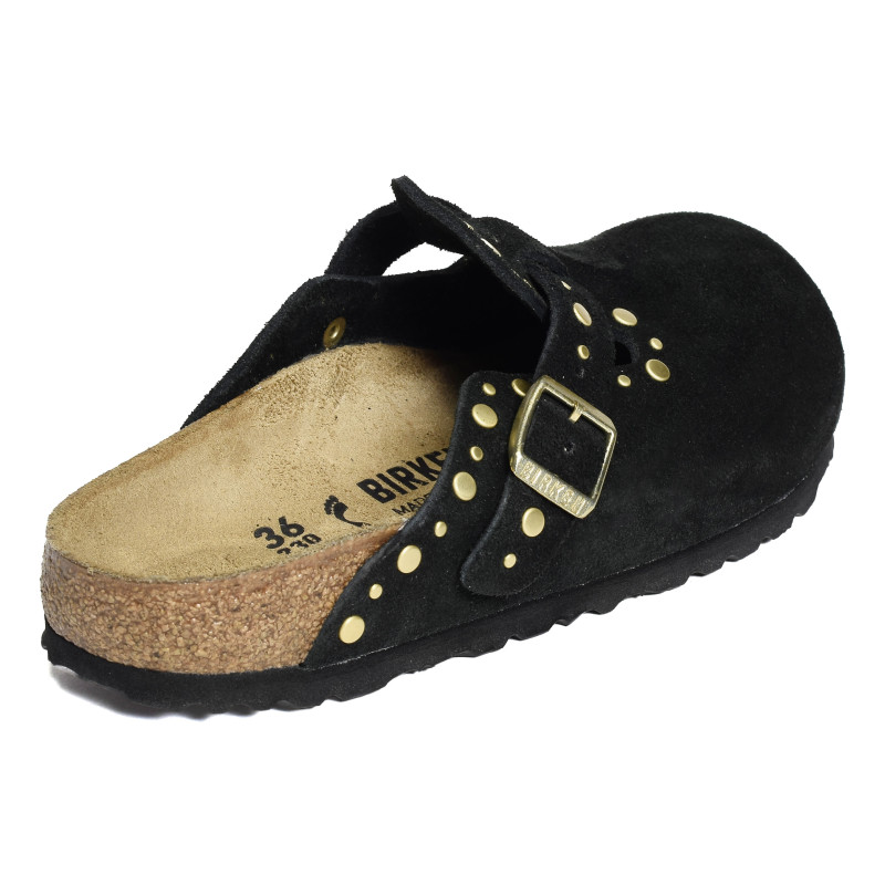 BOSTON RIVET Noir, Sabots Birkenstock