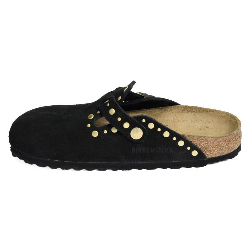 BOSTON RIVET Noir, Sabots Birkenstock