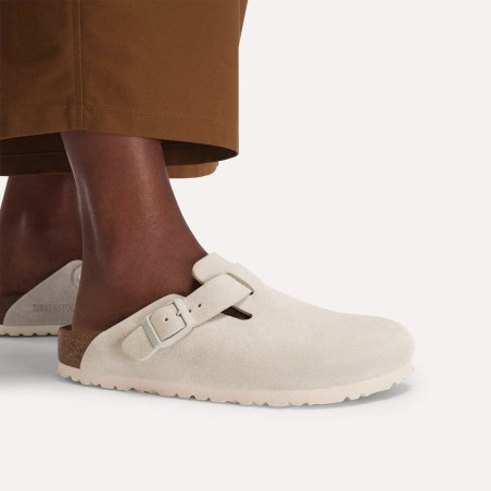 BOSTON W Ecru, Sabots Birkenstock