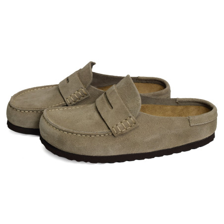 NAPLES W Taupe, Sabots Birkenstock