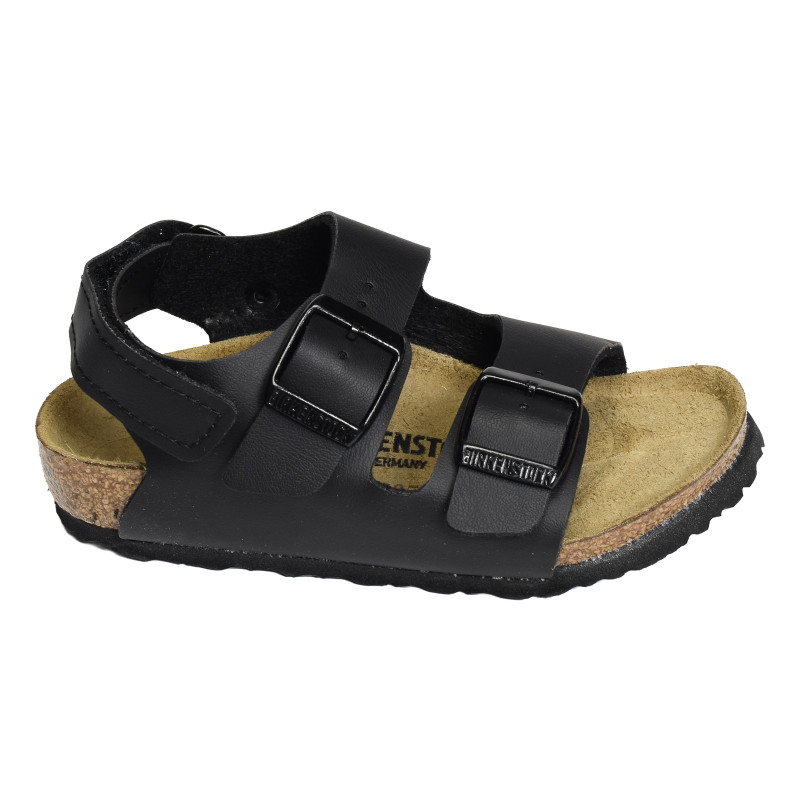 MILANO AS Noir, Sandales plates & Nu-Pieds Birkenstock