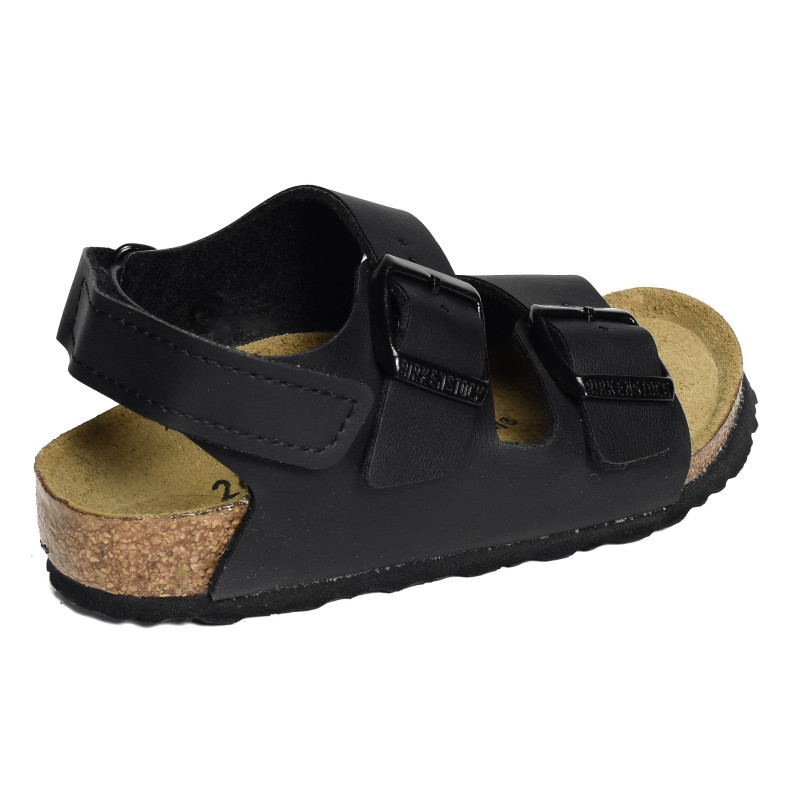 MILANO AS Noir, Sandales plates & Nu-Pieds Birkenstock
