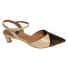 SERENA 26012 Beige Marron, Slingback Angel Alarcón