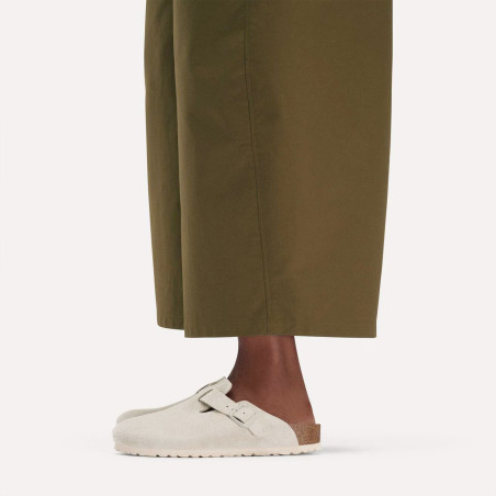 BOSTON SUEDE Ecru, Sabots Birkenstock