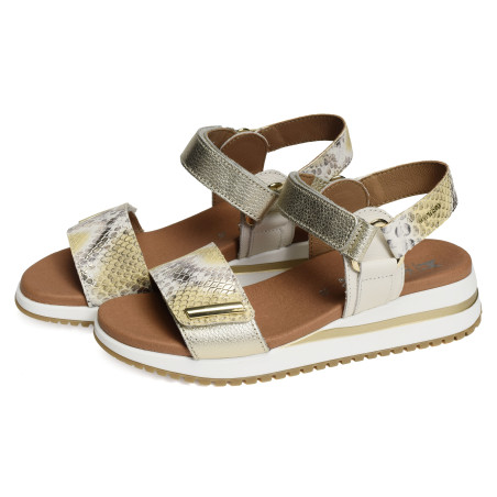 JEANIE Python, Sandales compensées Mephisto