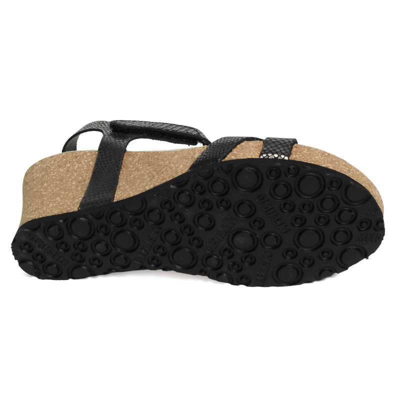 LIVIANE Anthracite, Sandales compensées Mephisto