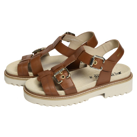 VALNY Camel, Nu-Pieds à plateforme Mephisto