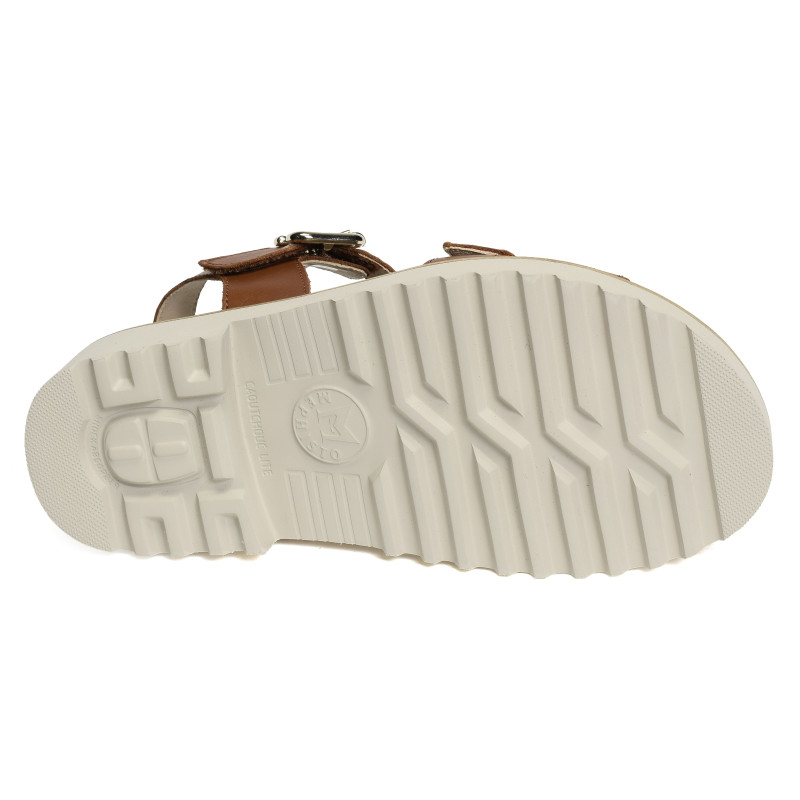 VALNY Camel, Nu-Pieds à plateforme Mephisto