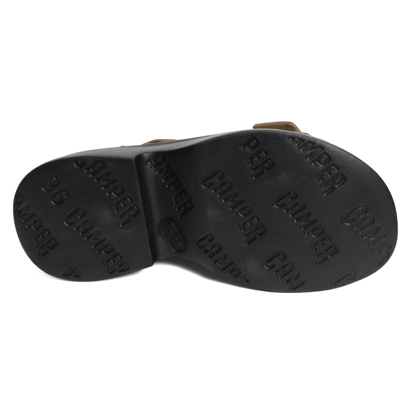 TASHA K201712 Noir, Nu-Pieds à plateforme Camper