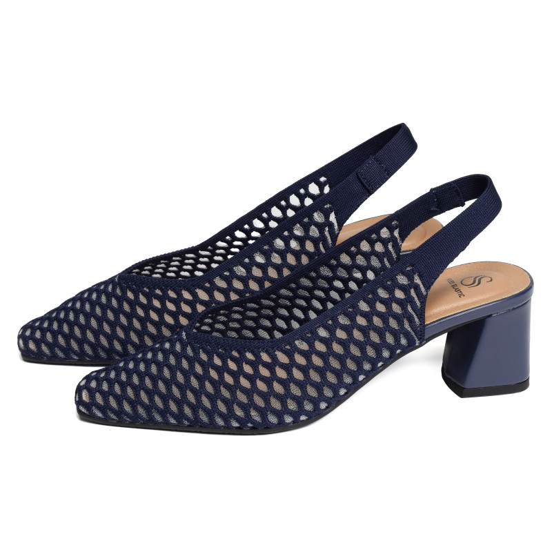NEW PARIS 75023 Marine, Slingback Miss Elastic