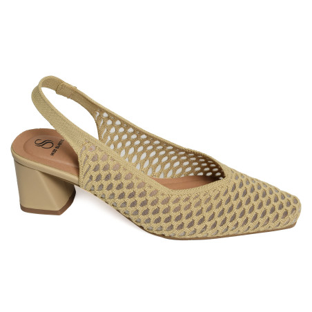 NEW PARIS 75023 Camel, Slingback Miss Elastic