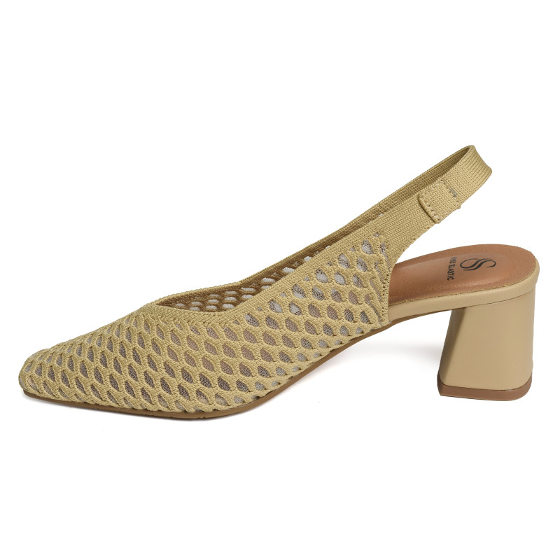 NEW PARIS 75023 Camel, Slingback Miss Elastic