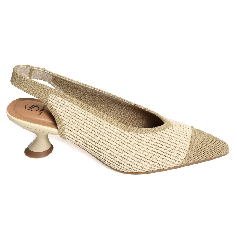 REINE 76535 Camel Beige, Slingback Miss Elastic
