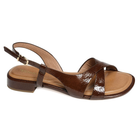 28123 Verni Marron, Sandales plates Tamaris