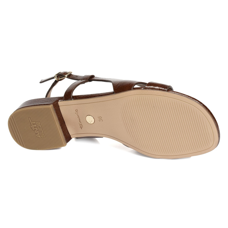 28123 Verni Marron, Sandales plates Tamaris