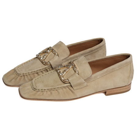 BELIZE 5498 Beige, Mocassins Alpe