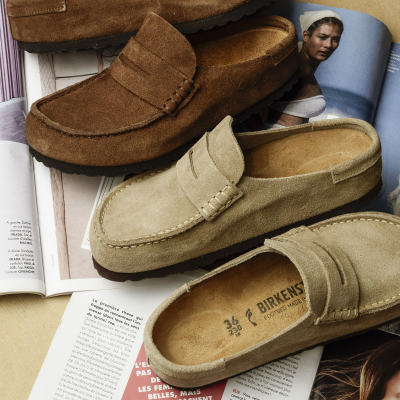 NAPLES W Taupe, Sabots Birkenstock